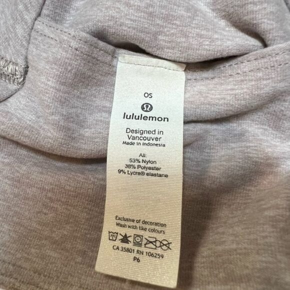 Lululemon Cross Chill Run Beanie Heathered Smoky Blush Running Hat - Picture 9 of 10